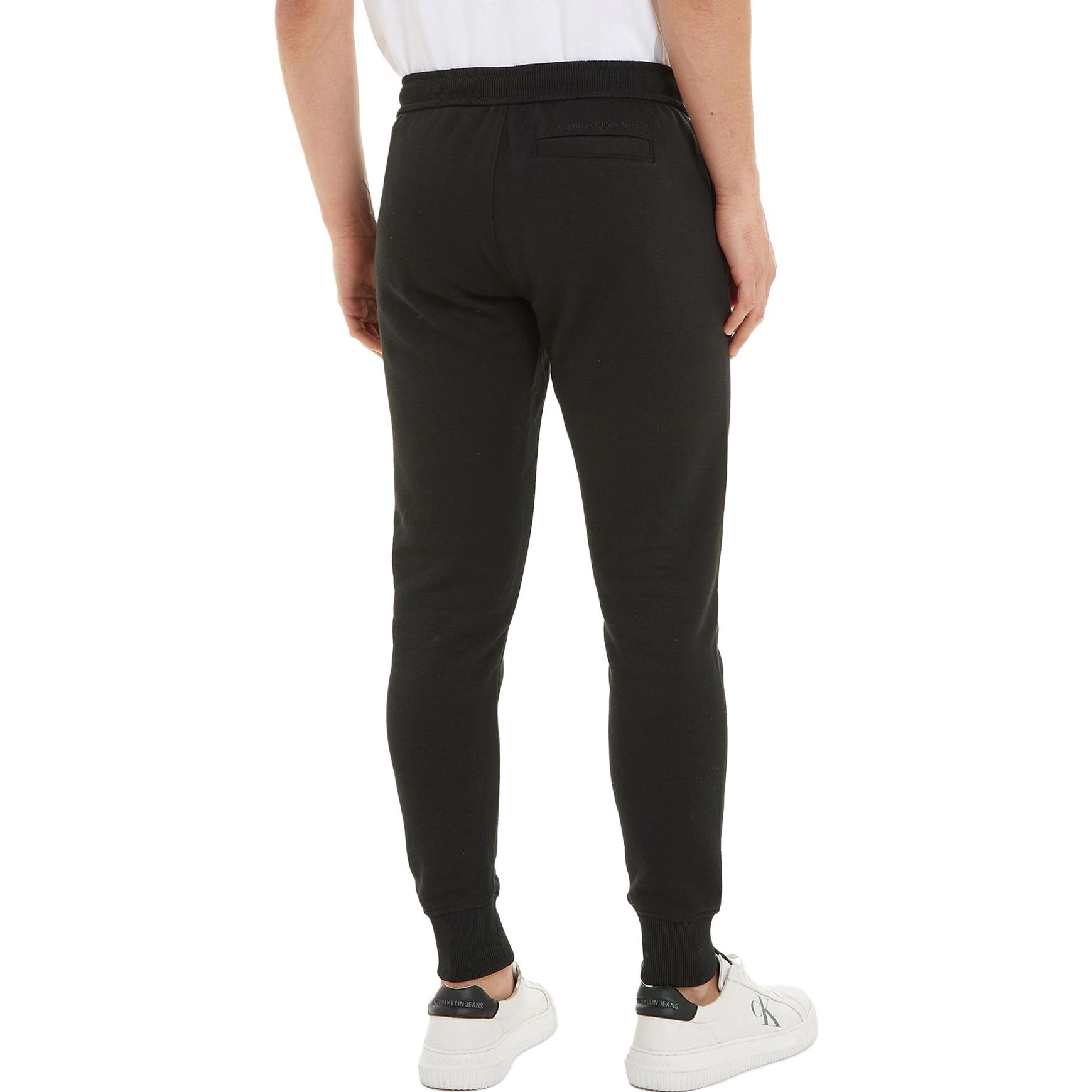 Purchase Pantalones Jogger Calvin Klein Negros con Cordón de Talle Medio Ropa Fitness J30J322917