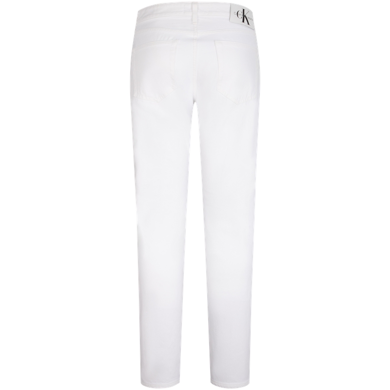 Calvin Klein Minimalist  Straight Cotton Denim Jeans White J325404 圖 3