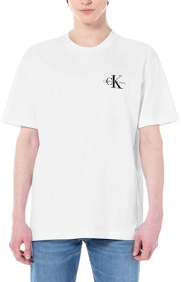 Calvin Klein Minimalist Casual Unisex Short Sleeve T-Shirt Bright White J325510-YAF Shop Calvin Klein Minimalist Casual Unisex Short Sleeve T-Shirt Bright White J325510-YAF