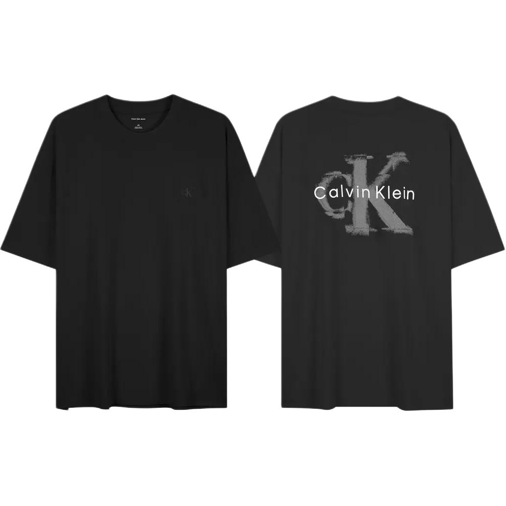 Calvin Klein Minimalist Cleanfit Embossed Logo Unisex Washed T-Shirt 4RAB806-UB1