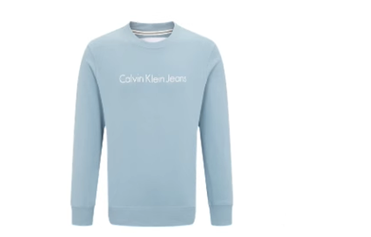 Calvin Klein Minimalist Crewneck Sweatshirt with Logo Print J319914