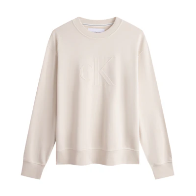 Calvin Klein Minimalist Embossed Logo Casual Crewneck Sweatshirt J324318