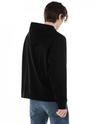 Calvin Klein 简约刺绣Logo纯棉连帽衫黑色休闲装 40HM231-BAE Shop Calvin Klein 简约刺绣Logo纯棉连帽衫黑色休闲装 40HM231-BAE