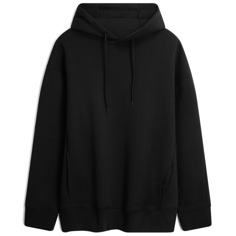 Calvin Klein Minimalist Letter Print Pullover Sweatshirt Unisex - Space Black 40826ST-BAE