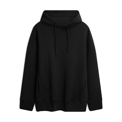 Calvin Klein Minimalist Letter Print Pullover Sweatshirt Unisex - Space Black 40826ST-BAE