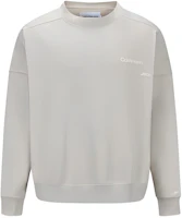 Calvin Klein Minimalist Lettering Relaxed Fit Crewneck Sweatshirt Unisex - Off-White J400142-ACF Calvin Klein Minimalist Lettering Relaxed Fit Crewneck Sweatshirt Unisex - Off-White J400142-ACF