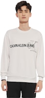 CALVIN KLEIN Minimalist Logo Print Sweater Lengan Panjang Pria Putih. J319155-YAF Shop CALVIN KLEIN Minimalist Logo Print Sweater Lengan Panjang Pria Putih. J319155-YAF