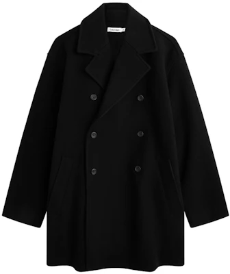 Calvin Klein 極簡羊毛混紡雙排扣外套 中性款 - 太空黑 40934STBAE Buy Calvin Klein 極簡羊毛混紡雙排扣外套 中性款 - 太空黑 40934STBAE