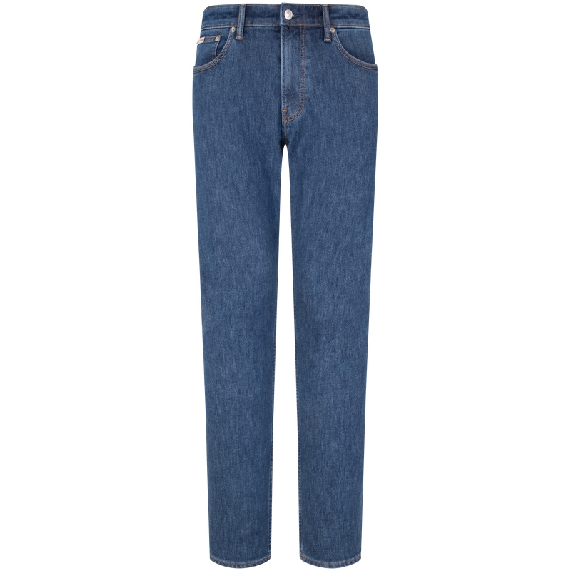 Calvin Klein Minimalist Wool Blend Stretch Straight Jeans Men’s Denim Blue J327411 圖 2