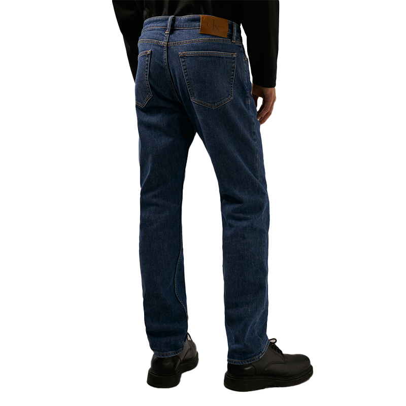Calvin Klein Minimalist Wool Blend Stretch Straight Jeans Men’s Denim Blue J327411 圖 5