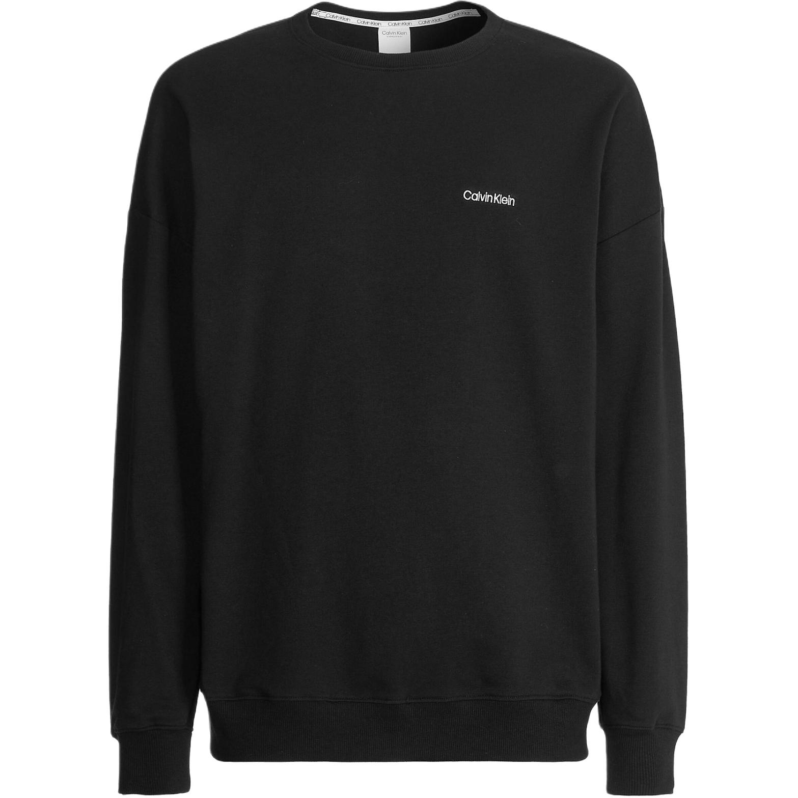 Calvin Klein Modern Cotton Logo Crewneck Lounge Sweatshirt Men’s Black 000NM2300E-UB1