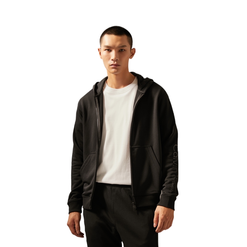 Calvin Klein Moisture-Wicking Printed Zip-Up Sports Hoodie GMF4J410 圖 4