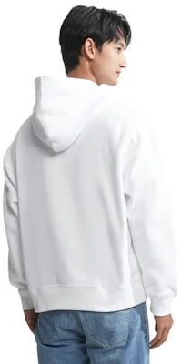 Calvin Klein月光白绣花抓绒套头连帽衫 40HM256-540 Purchase Calvin Klein月光白绣花抓绒套头连帽衫 40HM256-540