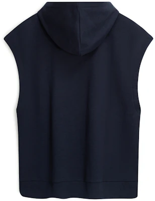 卡尔文克莱因 海军蓝宽松无袖连帽衫带Logo印花 40LM206CEF Lookbook 卡尔文克莱因 海军蓝宽松无袖连帽衫带Logo印花 40LM206CEF