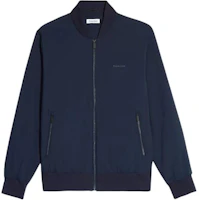 Calvin Klein Navy Minimalist Baseball Collar Long Sleeve Jacket 81FP512-410 Calvin Klein Navy Minimalist Baseball Collar Long Sleeve Jacket 81FP512-410