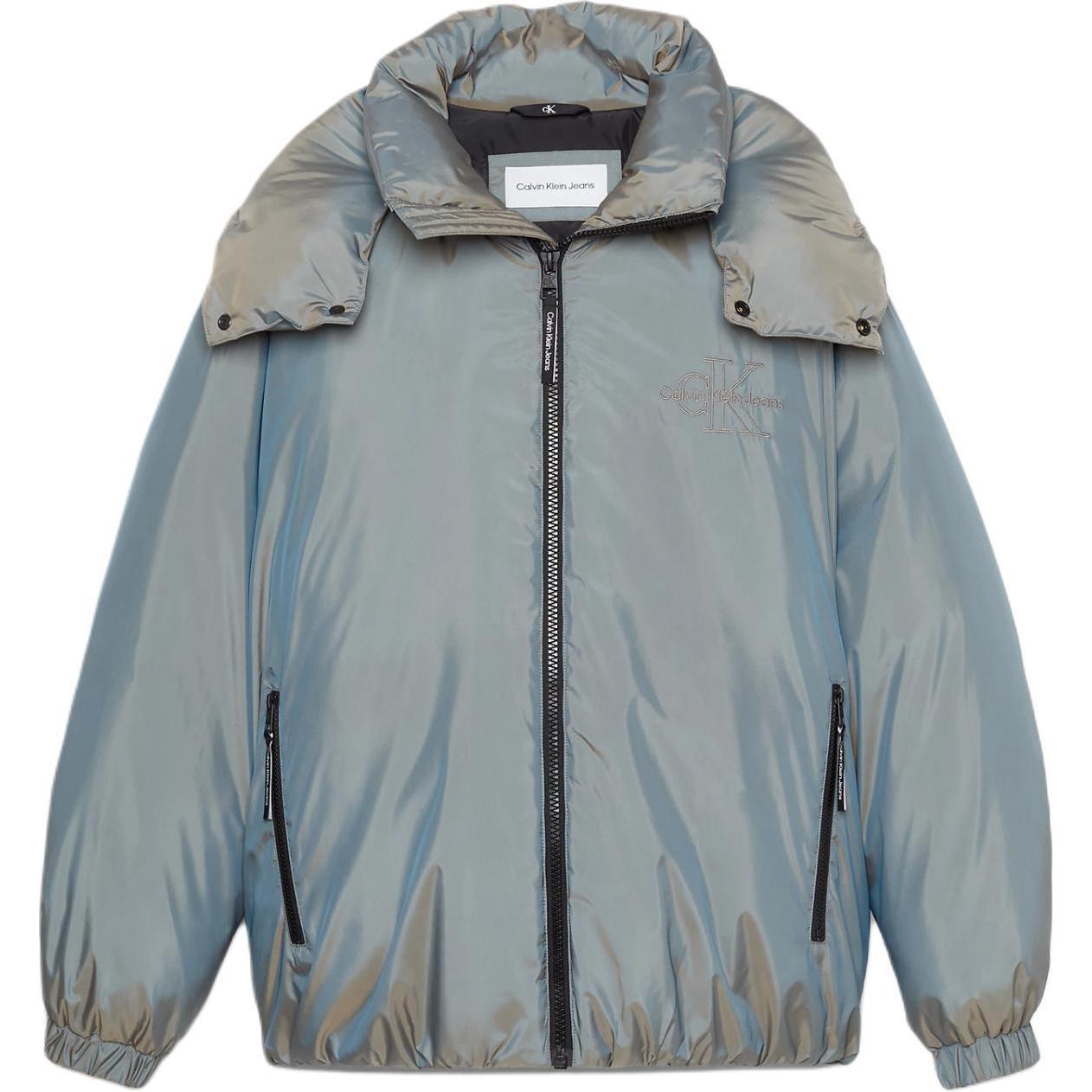 Calvin Klein Olive Green Embroidered Zip-Up Casual Jacket (Euro Edition) J30J325262-0H8