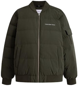 カルバンクライン オリーブグリーン ロゴプリント キルティングダウンジャケット ユニセックス 冬コレクション J324342-LDD Buy カルバンクライン オリーブグリーン ロゴプリント キルティングダウンジャケット ユニセックス 冬コレクション J324342-LDD