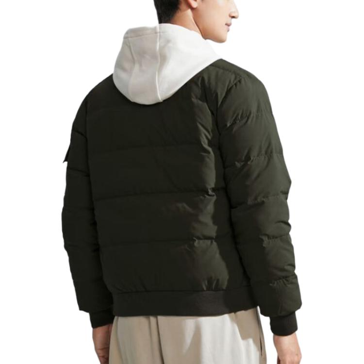 Purchase カルバンクライン オリーブグリーン ロゴプリント キルティングダウンジャケット ユニセックス 冬コレクション J324342-LDD