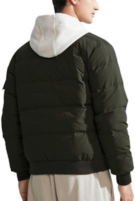 Calvin Klein Olive Green Logo Print Quilted Down Jacket Unisex Winter Collection J324342-LDD Purchase Calvin Klein Olive Green Logo Print Quilted Down Jacket Unisex Winter Collection J324342-LDD