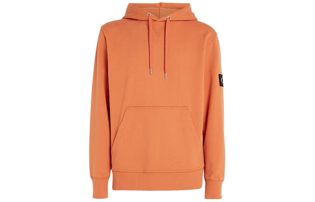 Calvin Klein Orange Logo Print Hoodie Long Sleeve Sweatshirt J30J323430-SEC