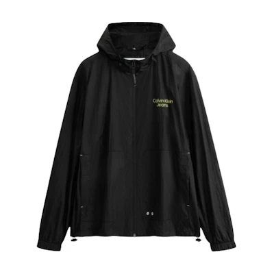 Calvin Klein Outdoor Minimalist Print Lightweight Hooded Jacket - J324215