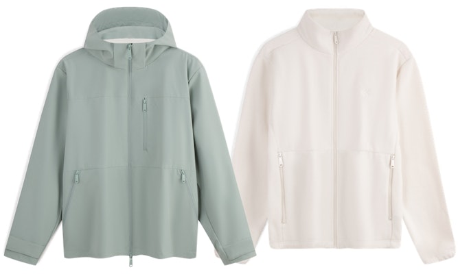 Calvin Klein 户外防水防风三合一夹克男女通用登山外套 J400483 15