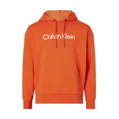 Calvin Klein Oversized Letter Print Hoodie in Orange K10K111345-SB1