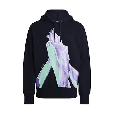 Calvin Klein Photo Print Drawstring Hoodie Black () J324309