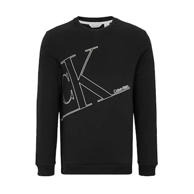 Calvin Klein Pullover Crewneck Letter Logo Print Sweatshirt 40KC424