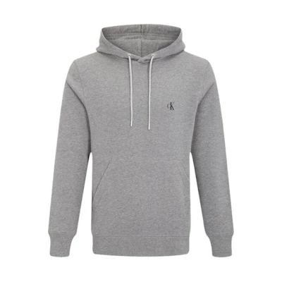 Calvin Klein Pullover Hoodie with Logo - Grey J322263-P2D