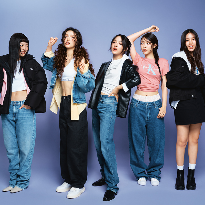 CALVIN KLEIN Re-Issue 90s Vintage Straight-Leg Jeans Women Denim Blue J224666 圖 3