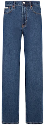 Calvin Klein Reissue 90s Jeans Biru Denim Gaya Vintage Kaki Lurus 40EM721 Order Calvin Klein Reissue 90s Jeans Biru Denim Gaya Vintage Kaki Lurus 40EM721