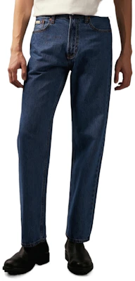 Calvin Klein Reissue 90s Jeans Biru Denim Gaya Vintage Kaki Lurus 40EM721 Details for Calvin Klein Reissue 90s Jeans Biru Denim Gaya Vintage Kaki Lurus 40EM721