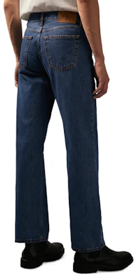 Calvin Klein Reissue 90s Jeans Biru Denim Gaya Vintage Kaki Lurus 40EM721 Sizing Calvin Klein Reissue 90s Jeans Biru Denim Gaya Vintage Kaki Lurus 40EM721