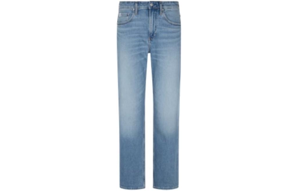 CALVIN KLEIN Reissue 90s Retro Straight Stretch Jeans Men Blue J323789