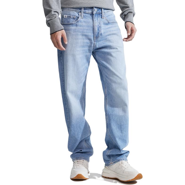CALVIN KLEIN Reissue 90s Retro Straight Stretch Jeans Men Blue J323789 圖 4