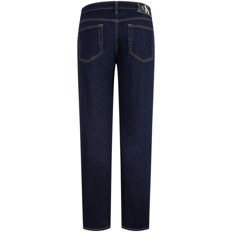 Calvin Klein Reissue 90s Retro Straight Washed Jeans Men Deep Blue Denim. J325517 圖 3