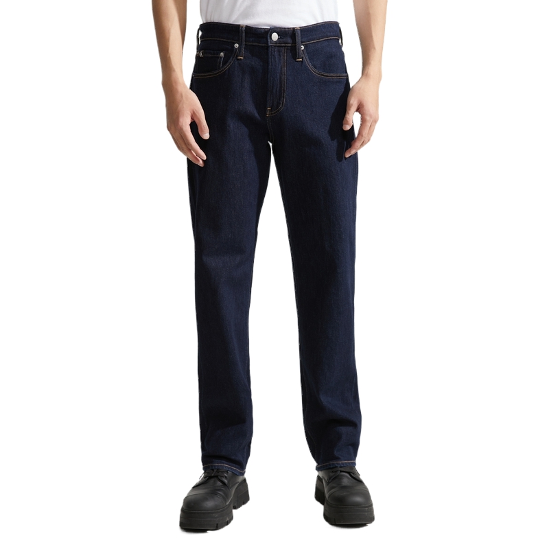 Calvin Klein Reissue 90s Retro Straight Washed Jeans Men Deep Blue Denim. J325517 圖 4