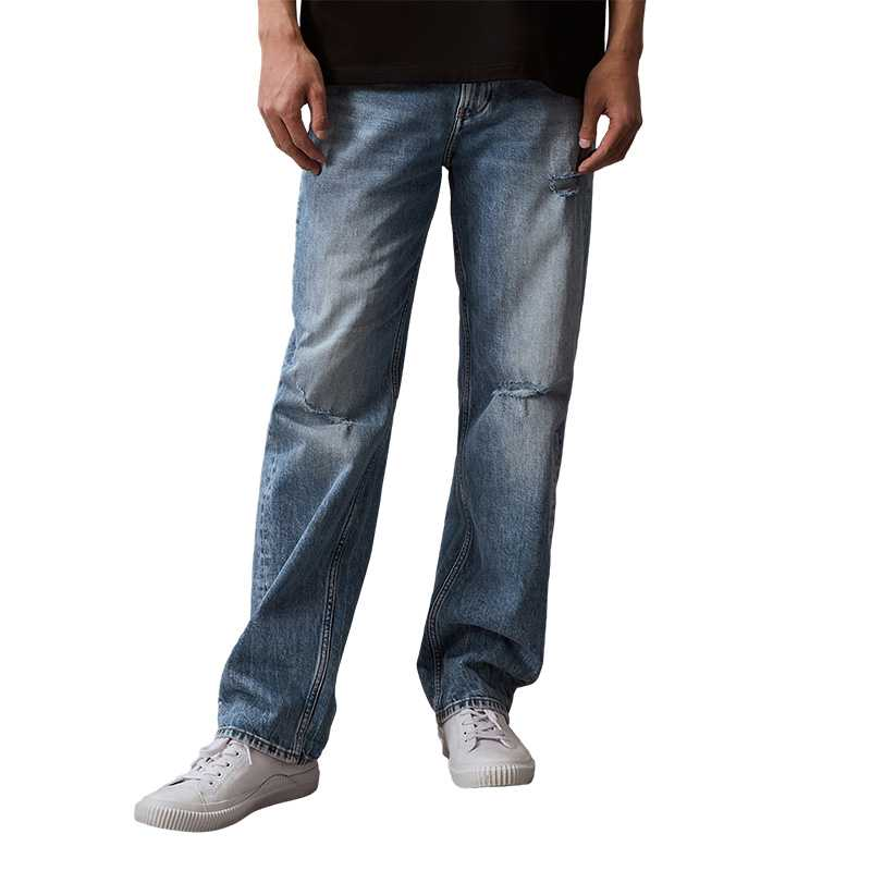 CALVIN KLEIN Reissue 90s Vintage Distressed Straight Jeans . J325396 圖 2