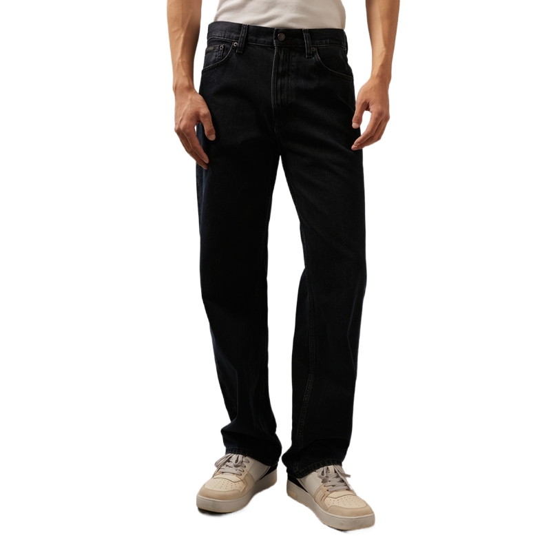 Calvin Klein Reissue 90s Vintage Straight Fit Jeans Men Denim Blue Black. 40EM716 圖 5