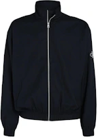 Calvin Klein Relaxed Cotton Zip-Up Jacket Black with Letter Logo J30J325316-BEH Calvin Klein Relaxed Cotton Zip-Up Jacket Black with Letter Logo J30J325316-BEH