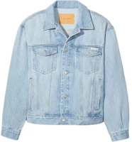 Order Calvin Klein 藍色寬鬆牛仔外套 40EM740-400