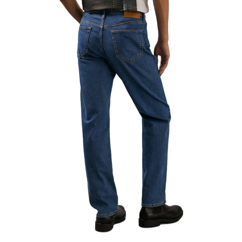 CALVIN KLEIN Retro 90s Straight Vintage Brushed Denim Jeans  Blue J326669 圖 7