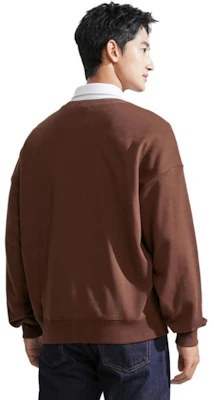 Calvin Klein 复古棉质刺绣撞色 Polo 卫衣 J324404 Shop Calvin Klein 复古棉质刺绣撞色 Polo 卫衣 J324404