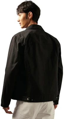 Calvin Klein 复古刺绣棉质拉链夹克 休闲潮流外套 J327344 1