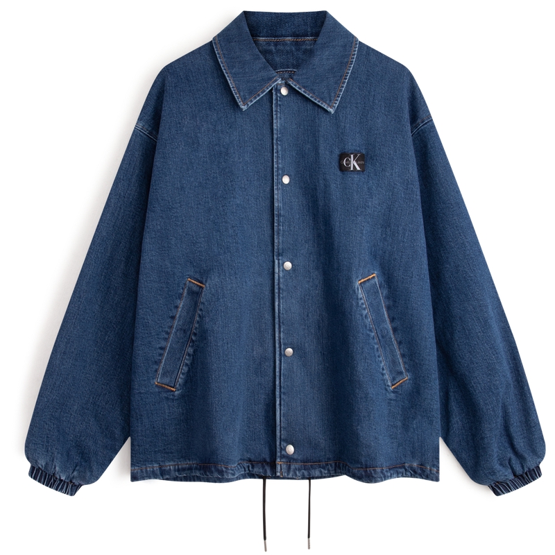 Calvin Klein Retro Simple Quilted Denim Jacket  Denim Blue J325534