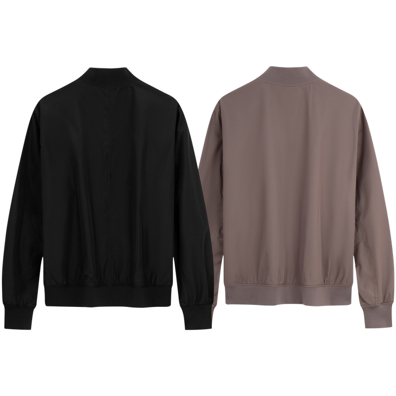 Lookbook Calvin Klein Chaqueta Bomber Reversible Negro Espacial Estilo Casual para Commuters J327465