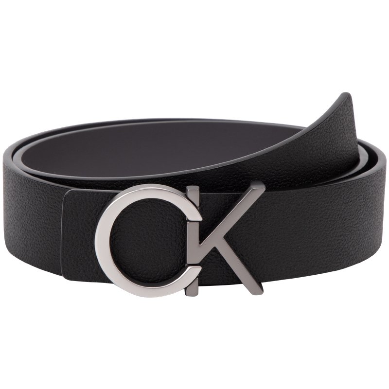 Order Calvin Klein Reversible Business Casual Leather Belt Black 3.5cm 4D7003G