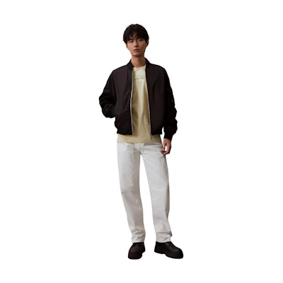Calvin Klein Reversible Fashion Print Bomber Jacket Space Black () J325380-BEH
