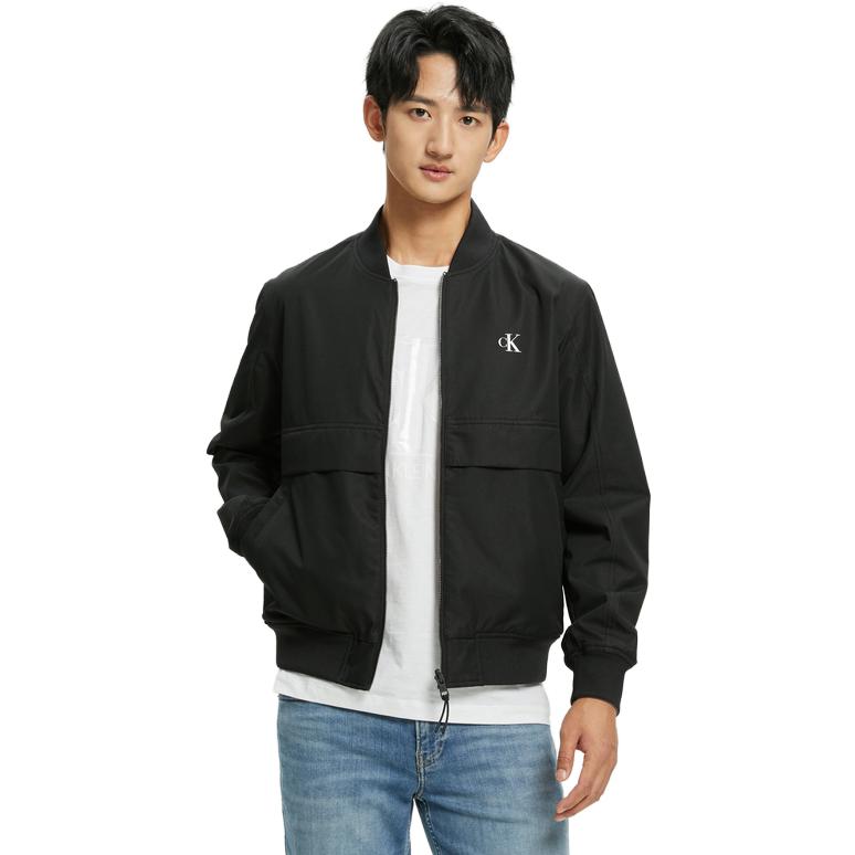 Calvin Klein Reversible Fashion Printed Logo Baseball Jacket Black J322562 圖 3